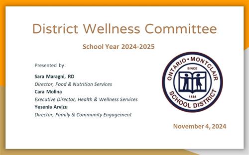 Wellness Committee Agenda 24-25